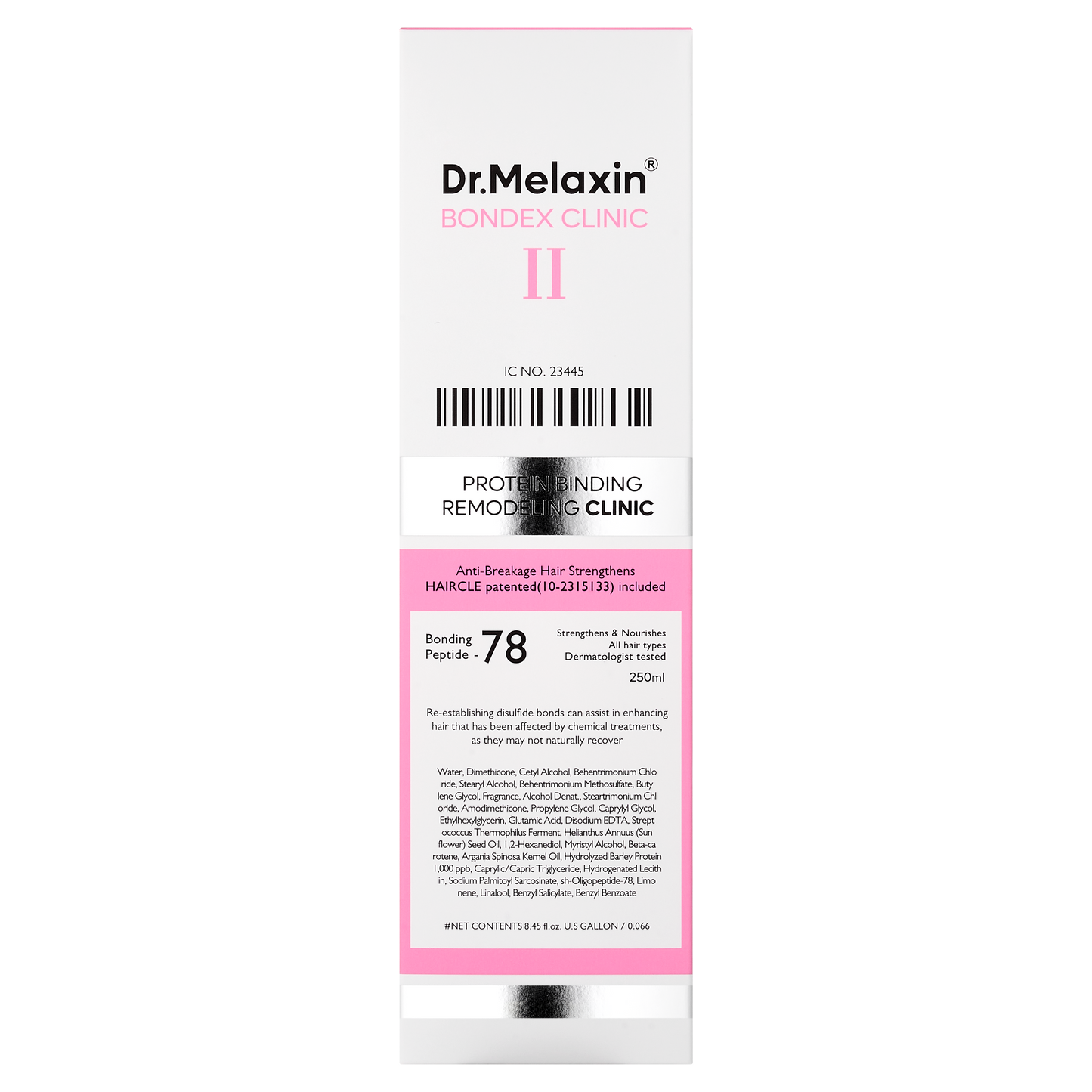 Dr.Melaxin Bondex Protein Bonding Remodeling Clinic 250ml (x20) (Bulk Box)