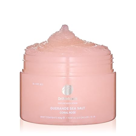 Dr.Melaxin Guerande Sea Salt Perfume Body Scrub Coral Rose 450g (x30) (Bulk Box)